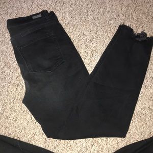Sneak Peek high waisted black jeans